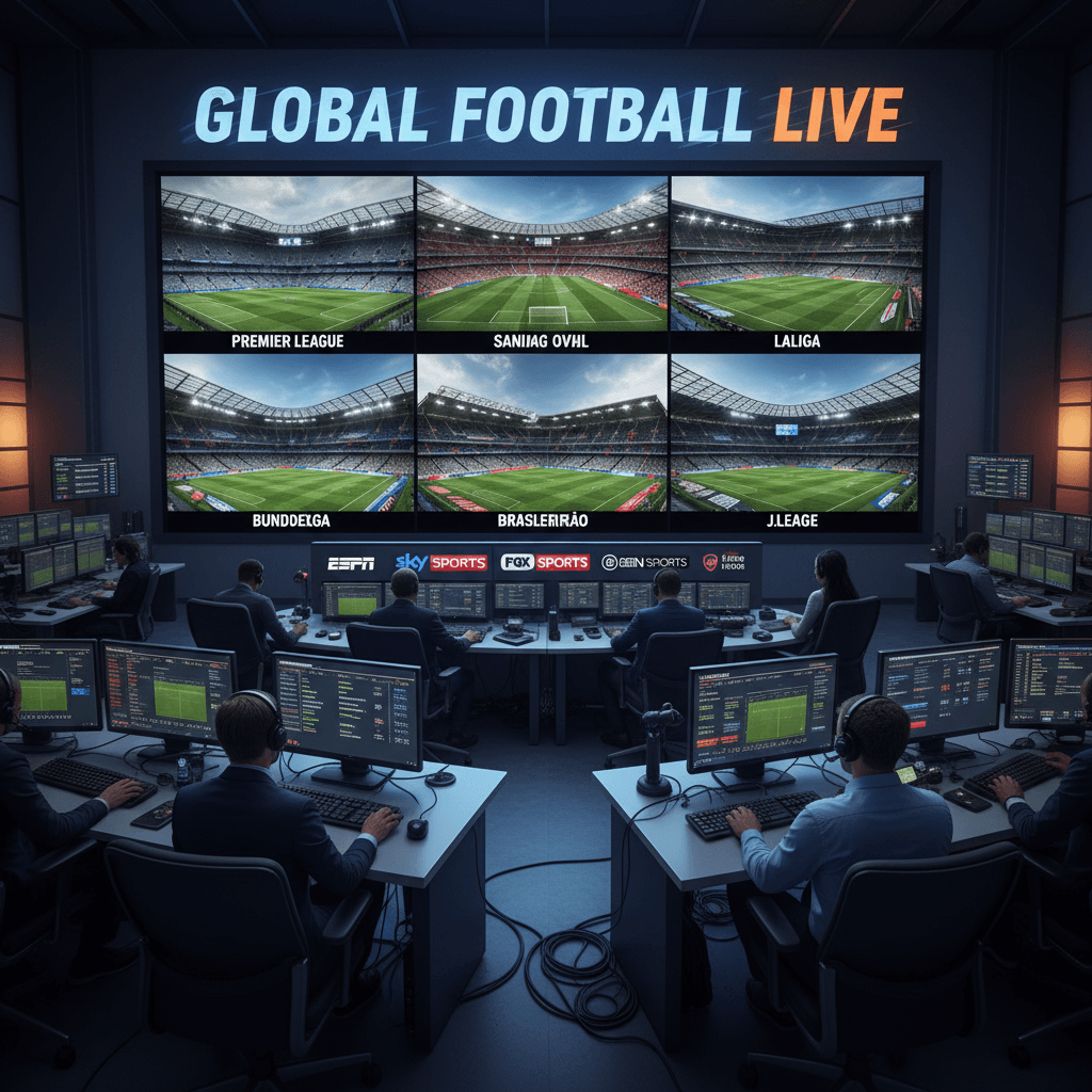 تغطية عالمية لدوريات كرة القدم